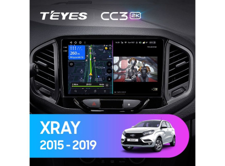 Автомагнитола Teyes CC3 2K 6/128Gb Lada XRay