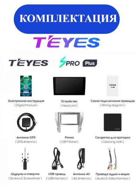 Автомагнитола Teyes SPRO Plus 4/32Gb Toyota Camry 7 Тип-B Автомагнитола Teyes SPRO Plus 4/32Gb Toyota Camry 7 Тип-B